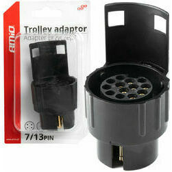 Automašīnas piekabes kontakligzdas pāreja 7/13, plastmasas