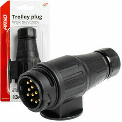 A/m piekabes kontaktdakša ar 13 kont., plastmasas 12V