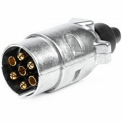 Automašīnas piekabes kontaktdakša ar 7 kontaktiem, alumīnija, 12V, blisterī