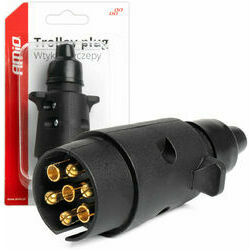 A/m piekabes kontaktdakša ar 7 kont., plastmasas 12V, blisterī