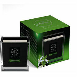 Aroma Aromātiskā svece Black Series 155g, White Blos