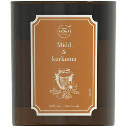 Aroma Aromātiskā svece Herbarium 160g, Medus & Kurkuma