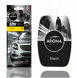 Aroma Car gaisa atsv. CITY Black