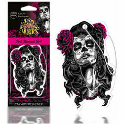 Aroma Car gaisa atsvaidzinātājs Dia de los Muertos Pink Diamond Girl
