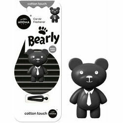 Aroma Car gaisa atsvaidzinātājs, Polymer BEARLY, Black Cotton Touch