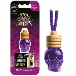 Aroma Car gaisa atsvaidzinātājs, Violet Diamond Girl Skull, pudelīte, 6,5ml