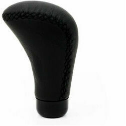 Ātrumpārslēga sviras rokturis, ādas imitācija, melns