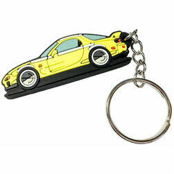 Atslēgu piekariņš Yellow RX7, PVC