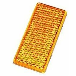 Atstarotājs četrstūrains pašlīmējošs, oranžs 90x45 mm