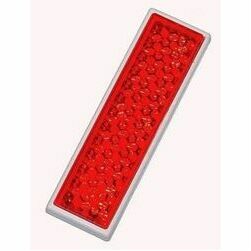 Atstarotājs četrstūrains pašlīmējošs, sarkans 70x20 mm
