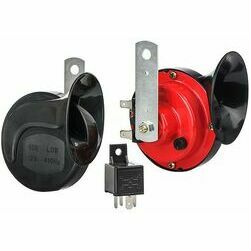 Auto divtoņu skaņu signāli ar releju, 12V, 2gab.