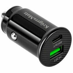 Auto telefona lādētājs, sadalītājs 12V,Type C,USB 20W