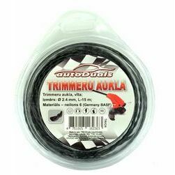 AutoDuals aukla trimmerim vīta, 2.4mm x15m