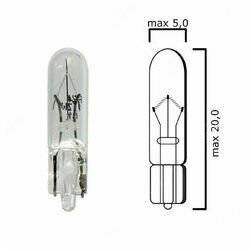 Autolampa  24V 1.2W W2X4.6d