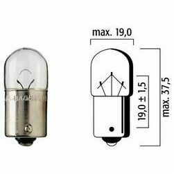 Autolampa  24V 10W BA15s