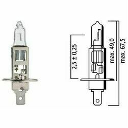 Autolampa H1 24V 70W P14.5s