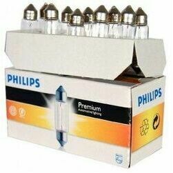 Autolampa PHILIPS  12V 5W pirkstiņi 10x36 SV8.5