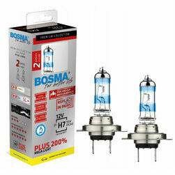 Autolampas  H7 12V 55W +200% PX26d, 2 gab.