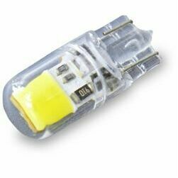 Autospuldze 2 COB LED T10, balta