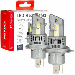 Autospuldzes LED, H4, 44W, 6000K, 2.gab.