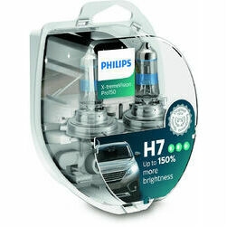 Autospuldzes PHILIPS H7 55W X-treme Vision Pro150, 2gab.