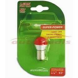 # B2-9 Autospuldze LED P21W, sarkana, 1 gab.