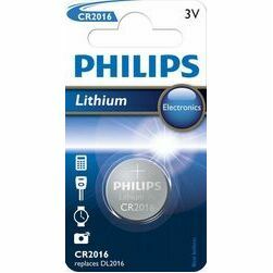Baterijas PHILIPS CR 2016 Lithium Minicells, 1 gab.