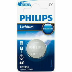 Baterijas PHILIPS CR 2430 3V Lithium Minicells, 1 gab.