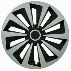 Dekoratīvā uzlika diskam Fox melns ar sudrabu,17 collas, 1.gab.