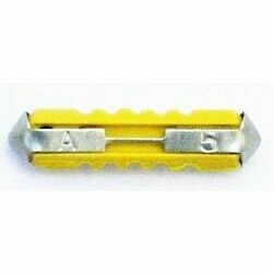 Drošinātāji 5A - apaļie 6X25 mm - dzelteni