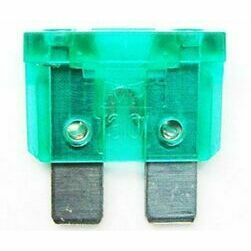 Drošinātāji plakanie 19mm - 30A, zaļi