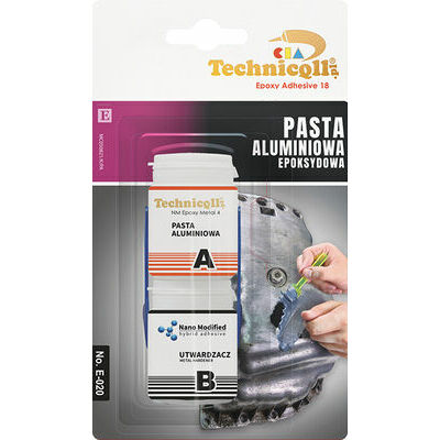 Divkomponentu epoksīdu alumīnija pasta, 80g