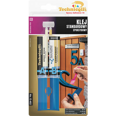 Divkomponentu epoksīdlīme, standarta 2x12ml