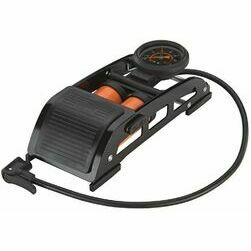 Grīdas pumpis diviem cilindriem un manometru, 11 bar