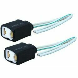 Keramiskā ligzda H7 spuldzei, taisna, ar vadu, 2gab.