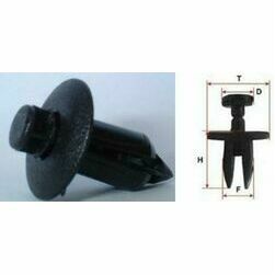 Klipsis ar bultu 8mm, universāls, 1gab.