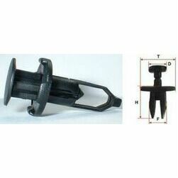 Klipsis ar bultu 9mm, Toyota, 1gab.