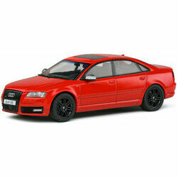 Modelīši - Audi S8 D3 5,2L V10, 2010, sarkans, 1:43, Solido