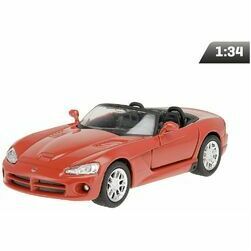 Modelīši Dodge Viper SRT-10 2003, sarkans, 1:34, Welly
