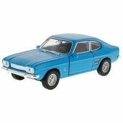 Modelīši FORD Capri, zils, 1969, 1:34, Welly