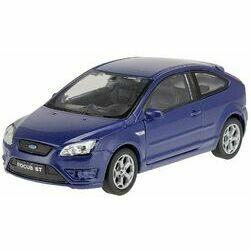 Modelīši Ford Focus ST, zils, 1:34, Welly
