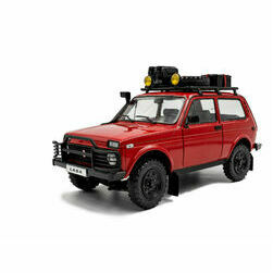 Modelīši - Lada Niva, 1980, sarkana, 1:18, Solido