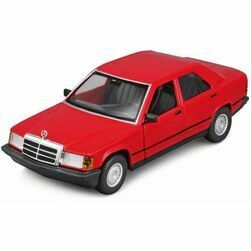 Modelīši - Mercedes-Benz 190 E 2.6, sarkans, 1:24, Burago