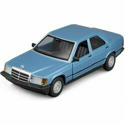 Modelīši - Mercedes-Benz 190 E 2.6, zils, 1:24, Burago