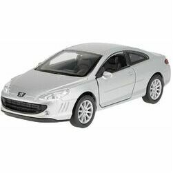 Modelīši Peugeot Coupe 407, sudrabs, 1:34, Welly