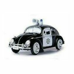 Modelīši - VW Beetle Police 1966, 1:24, Motor Max