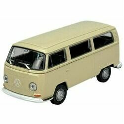 Modelīši VW Bus T2 1972, bēšs, 1:34, Welly