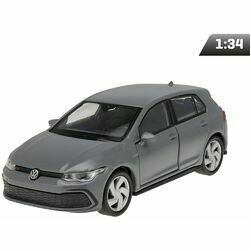 Modelīši VW Golf 8 GTI, pelēks, 1:34, Welly