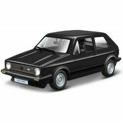 Modelīši - VW Golf MK1 GTI 1979, melns, 1:24, Burago