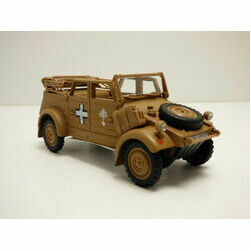 Modelīši - VW kubel 82 open 1941 Afrika korps, Cararama,1:43
